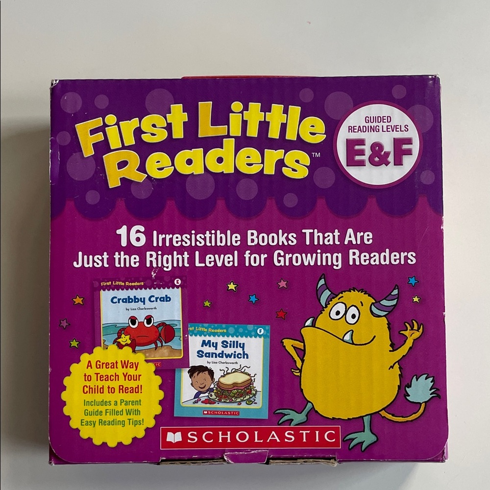 Scholastic First Little Readers Set - Purple and Yellow